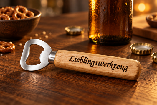 Flaschenöffner mit Wunschtext
